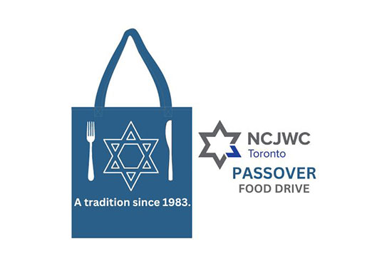 Passover food drive bag